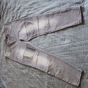 Gray moto jegging sz 11
